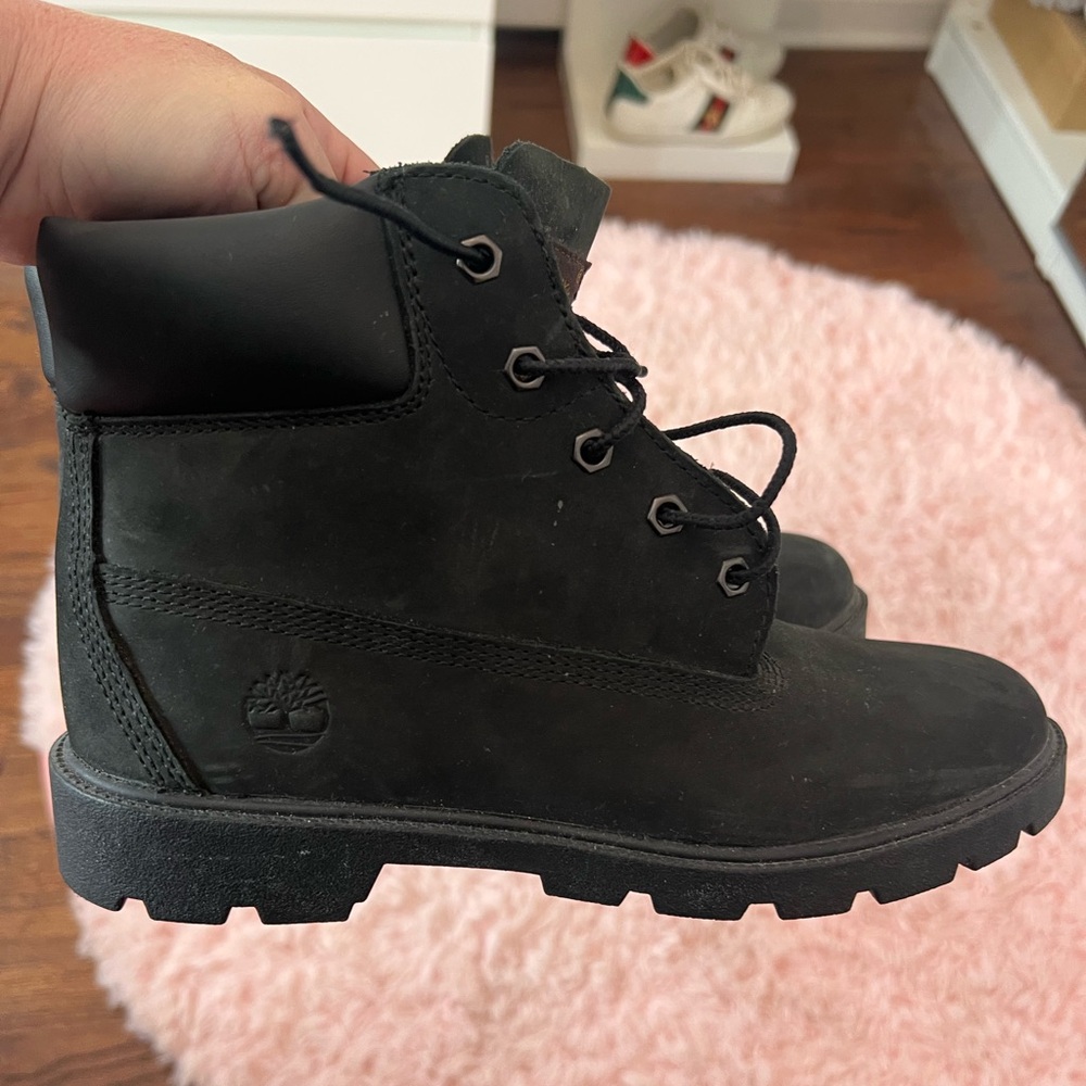 Timberland Black Nubuck Winter Boots
